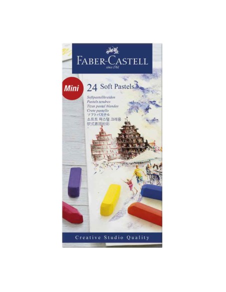 Set 24 Mini Soft Pastels Faber-Castell