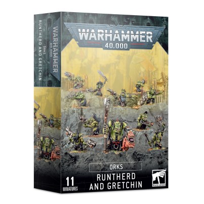 Warhammer 40K, Orks, Runtherd and Gretchin