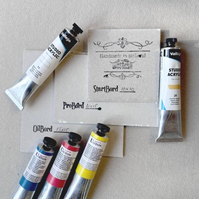 Carton pictură grunduit Mustash StartBord 2mm