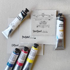 OilBord carton pictura grunduit Mustash 2