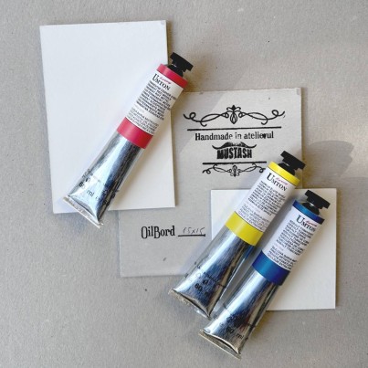 OilBord carton pictura grunduit Mustash