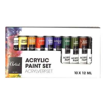 Set culori acril 10x12ml