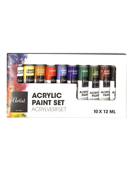 Set culori acril 10x12ml
