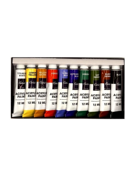 Set culori acril 10x12ml