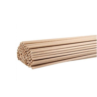 Bagheta lemn canelat 8mm X 50cm set 10bc