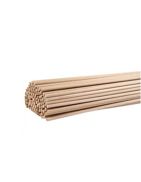 Bagheta lemn canelat 10mm X 50cm set 10bc