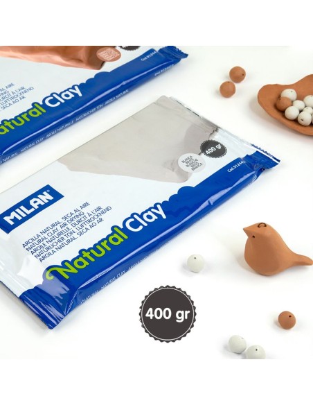 Milan pastă ceramică albă, uscare la aer – 400 g