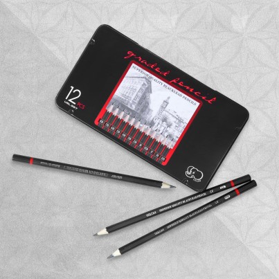 Marco Raffine Graphite Pencils - Set of 12