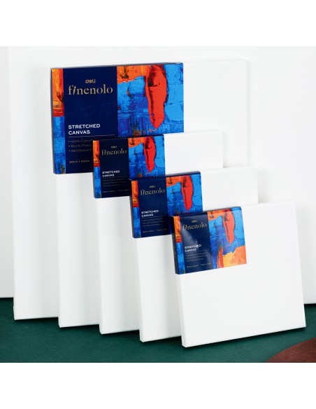 Pânză pentru pictură Deli Finenolo – 100% bumbac, șasiu lemn pin, grunduită profesional