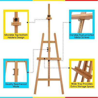 Studio Easel with wheels
