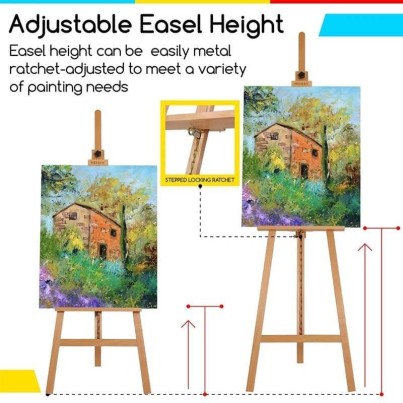 Studio Easel with wheels
