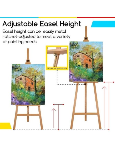 Studio Easel with wheels