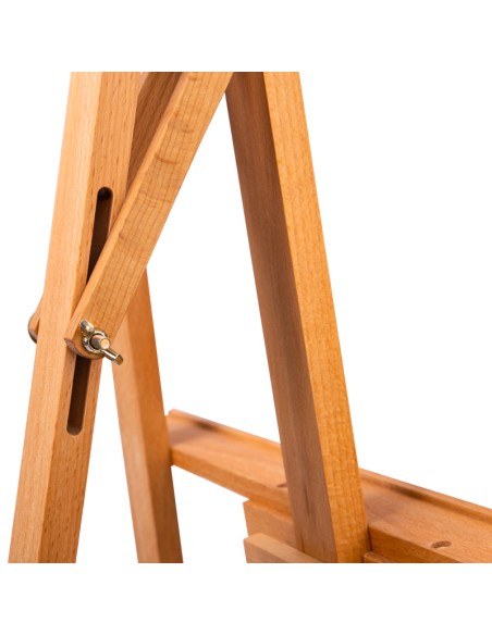Șevalet din lemn Deli – 150×56 cm, stabil și ușor, pentru pictură și expunere