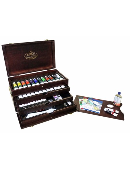 Royal & Langnickel – Cufăr pictură Artist Premier (RSET-ART8000), 80 piese