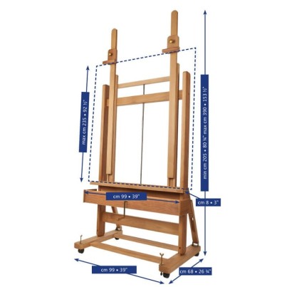 Șevalet studio profesional Mabef M/02 – fag...