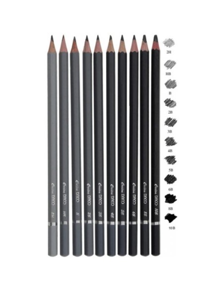 Daco Black Graphite Pencils