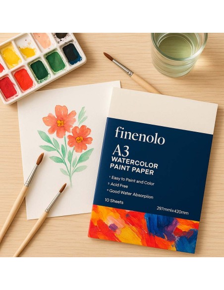 set 16 coli acuarela 300g