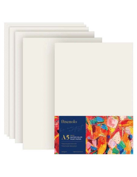 hartie acuarela set 16 a5 300g