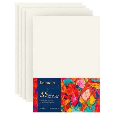 hartie acuarela set 16 a5 300g