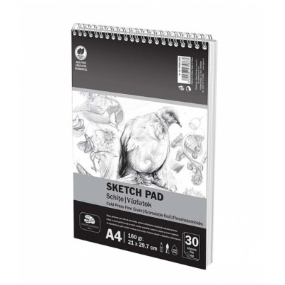 Bloc desen Sketch Pad A4 Pigna – 30 coli, 160...