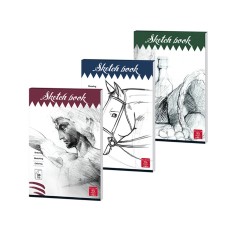 Bloc desen schițe Pigna 17×24 cm – 30 coli, 160 g/mp,...