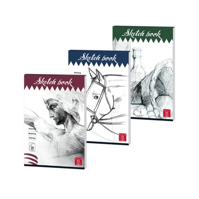 Bloc desen schițe Pigna 17×24 cm – 30 coli, 160...