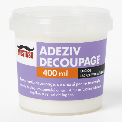 Adeziv decoupage Mustash 400ml