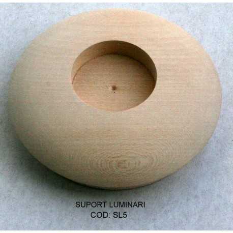 Suport lumanare din lemn SL5