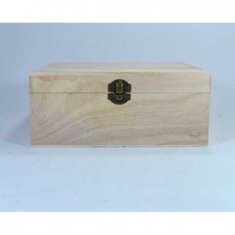 Cutie lemn - 21x17x9cm Obiect decorabil din lemn 5013/C