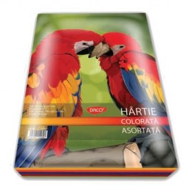 Hartie colorata 80G/MP, A4 5 culori asortata
