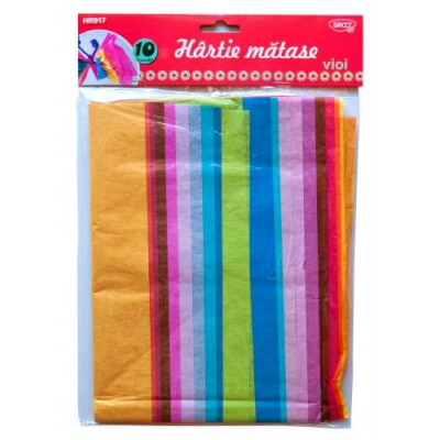 Colored Silk paper - Set of 10