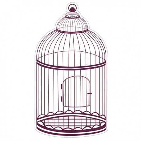 Aladine Stampo Maxi Stamp 12x15cm - Bird Cage