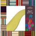 Hartie quilling Mustash 5mm Galben Lamaie