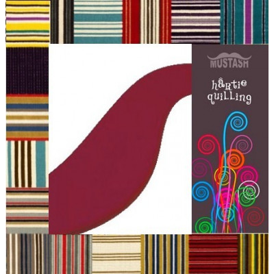 Hartie quilling Mustash 5mm Rosu Aprins 2