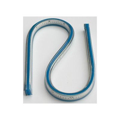 Rigla flexibila metalica pentru tipare - 611312 2