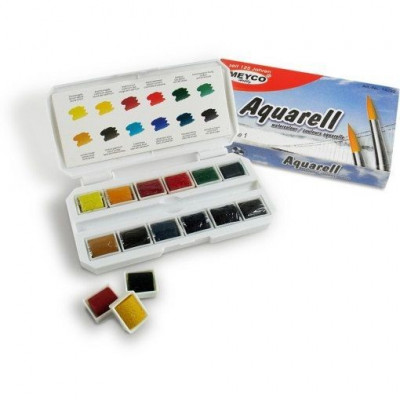 Meyco Watercolor Set of 12