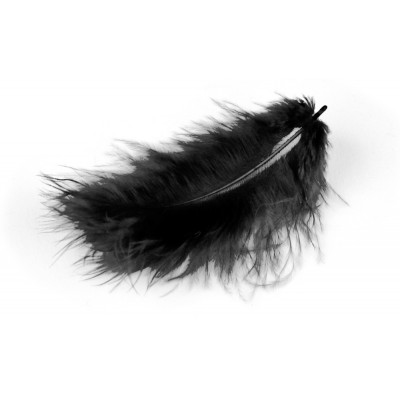 Pene marabou pentru decor - Negru -