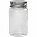 Flacon plastic cu capac metalic 100 ml
