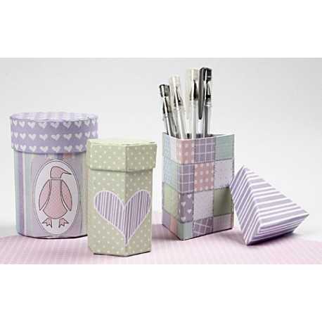 Cutie carton inalta Rotunda / B