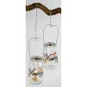 Promo 1+1 Felinar "Lantern" decorativa cu lumanare 558420