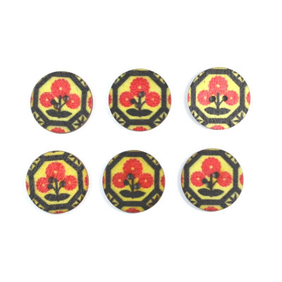 Set nasturi din lemn 6bc