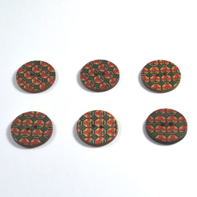 Set 6 nasturi lemn 69978 H 2