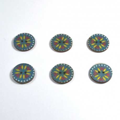 Set nasturi din lemn 6bc