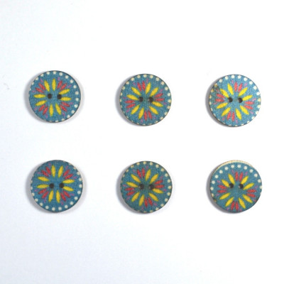 Set nasturi din lemn 6bc