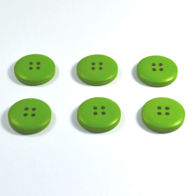 Set 6 nasturi lemn Mari 56684 - Verde 2