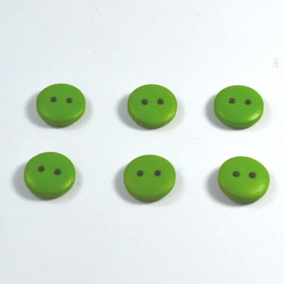 Set 6 nasturi lemn Mici 56684 - Verde 2