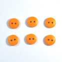 Set 6 nasturi lemn Mici 56684 - Portocaliu