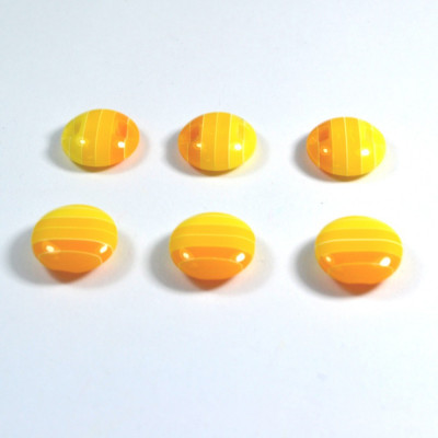 Set 6 nasturi plastic 69990 - Galben 2