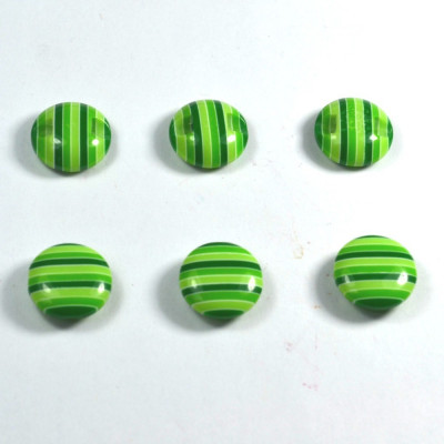Set 6 nasturi plastic 69990 - Verde 2