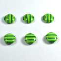 Set 6 nasturi plastic 69990 - Verde